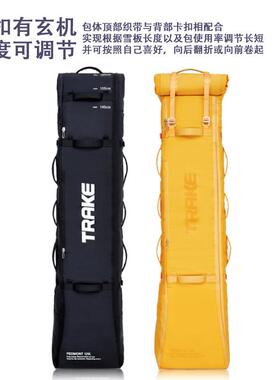 TRAKE 款25新Piedmont滑雪板包大量滚轮包专业防多功能单双容板滑