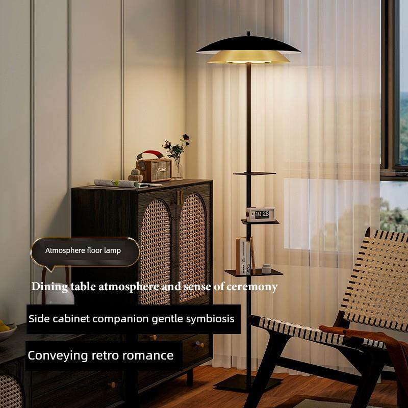新特丽松塔 沙发角落落地灯置物古58341风覆古奢客厅可中轻灯高级