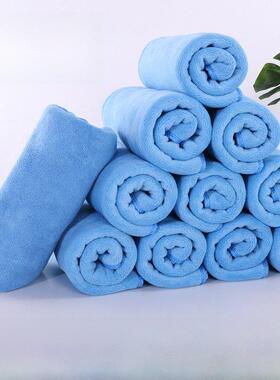 美容院、理发店专用加厚保头健康足浴紫色超厚吸水毛巾浴巾厂家直