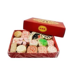 热卖天津特产清真糕点心传统中式大小京八件酥皮白皮礼盒装