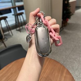 理想L9汽车钥匙套L7 适用23款 L8保护壳扣理想one全包高级简约男女