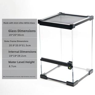 奥兰岛的新宠物树栖爬行动物宠物繁殖箱变色龙蜥蜴蛇爬行动物玻璃