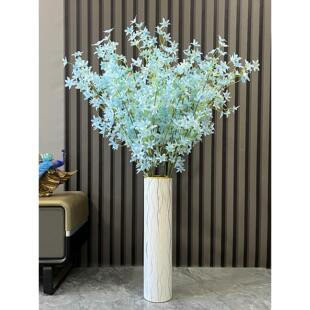 文心兰彷真花跳舞兰假花绢花婚礼布置花艺吊顶装饰客厅插花摆设花