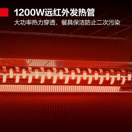 981消毒柜商用餐饮立式大外容量食堂饭保店餐具洁毒消碗柜紫线