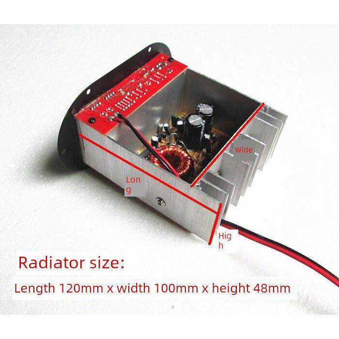 包邮圆形12V功放板 对管大功率主板 8寸10寸12寸低音车载炮芯功放