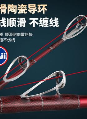 导士环深海船竿海船钓富竿电绞海钓竿YDT-CHUA钓底拖钓马鲛石斑近