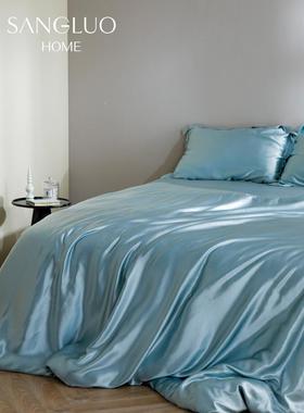 2姆米玻酸被套』桑尿罗重20AWY117磅真2丝被单桑蚕丝亲肤柔滑床双