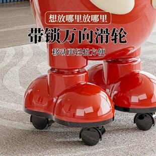 朋菲垃带盖圾桶家用客厅室厨房卧cs-69288轻奢高档子大容量带滑轮