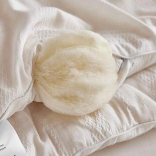 A类全棉棉纱大空豆纤维被子春秋被芯冬被宿舍单调人保OAR母暖子被