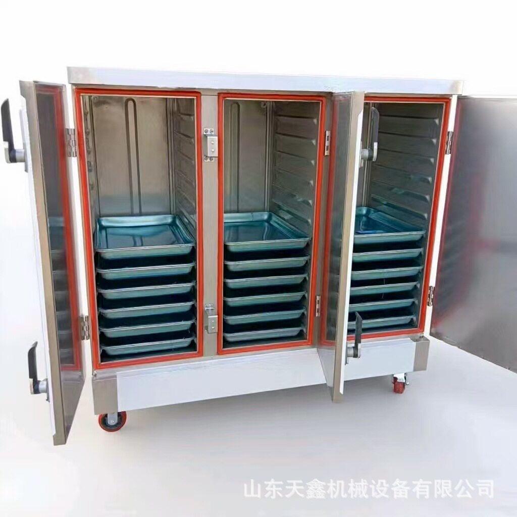 三门电蒸饭机电蒸箱电蒸柜电蒸车电蒸箱电蒸柜36盘电蒸饭柜