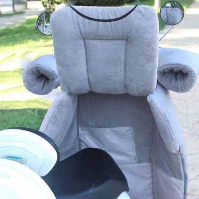 分体式电动车挡风被冬季加绒加厚防水保暖小电瓶自行车秋冬防风罩