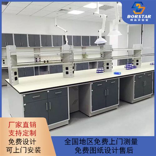 全钢中央台实验台中央试验台实验家具实验桌试验台通风橱柜抽气橱