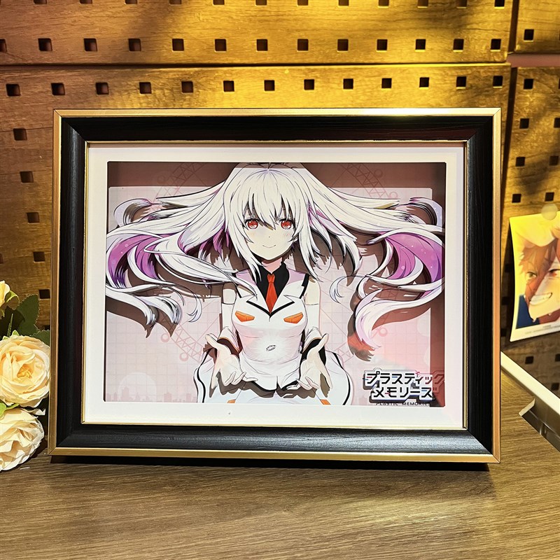 可塑性记忆动漫手办艾p拉单人3D立体画女友生日礼物装饰画卧室挂