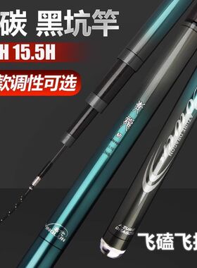 名伦青龙韧鱼竿19调13H15H超轻超硬碳素L黑坑飞磕罗非抢鱼竞技鱼