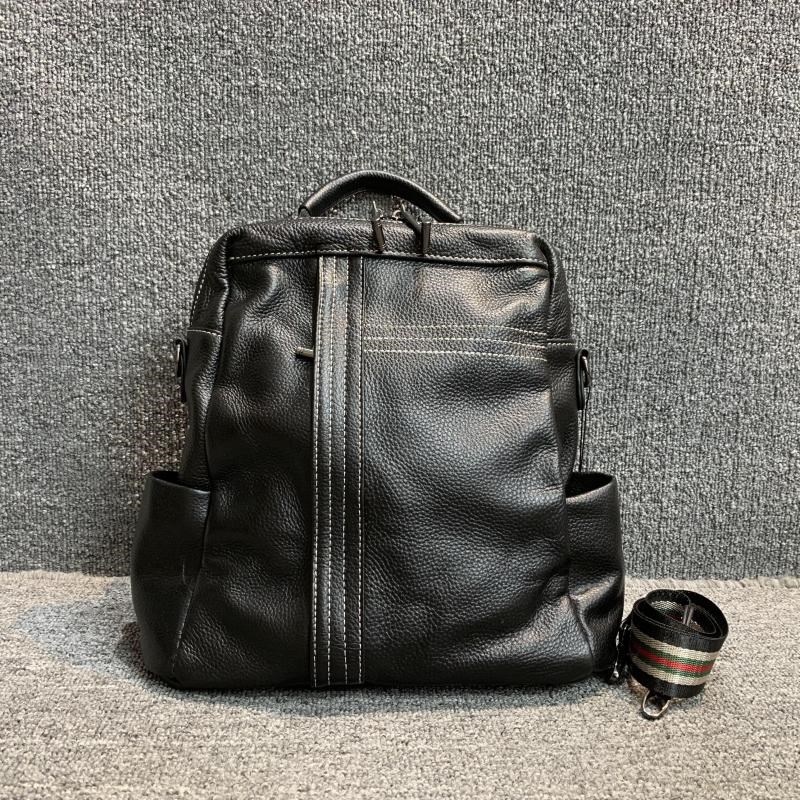 背包软牛皮新品真皮双肩包韩版百搭头层牛皮男女通用单肩双肩包