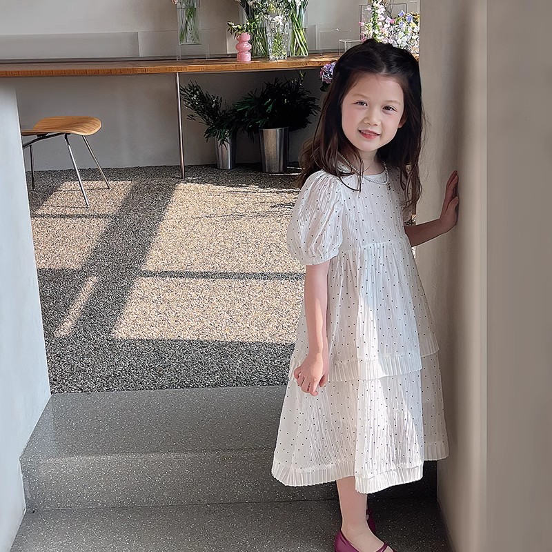 大童装洋气背心裙女孩公主网纱裙子女儿童吊带连衣裙2024夏装新款