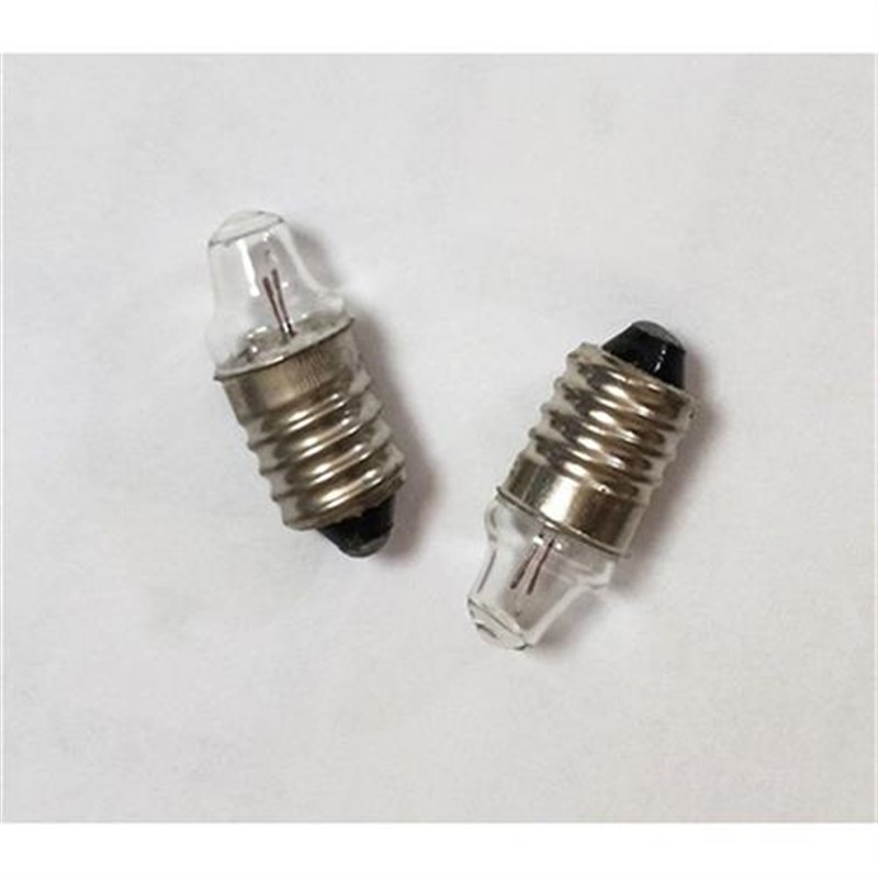 聚光灯泡E10螺口小灯泡2.2AV0.25A手电筒灯泡 螺口小