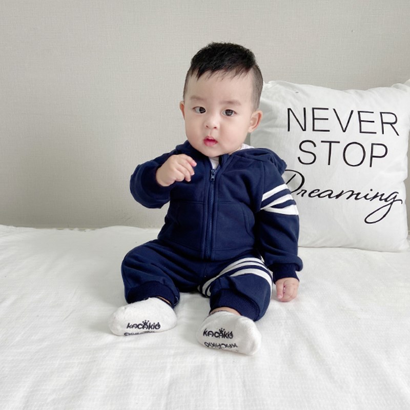 韩版新款运动宝宝套装中小童长袖春秋衣服网红儿童洋气休闲男孩潮