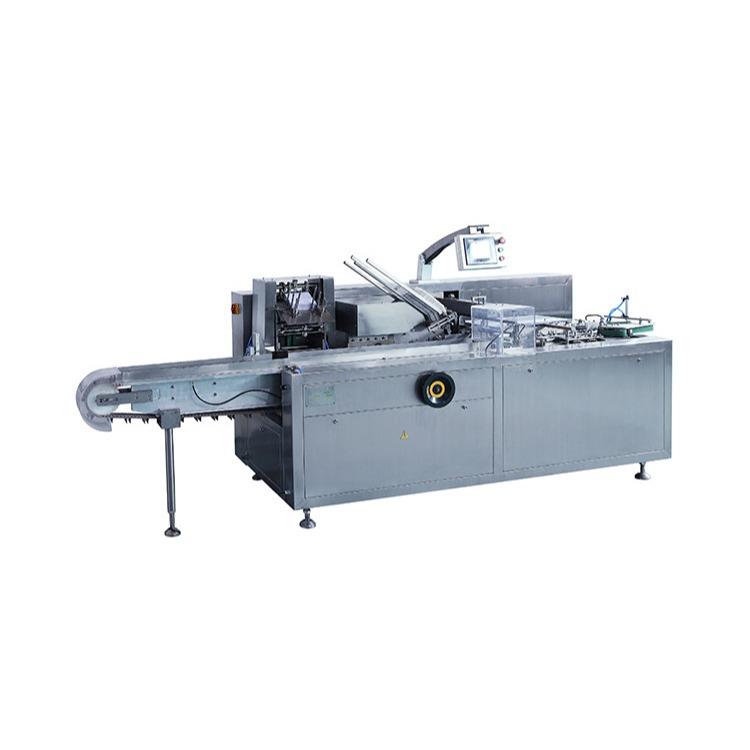 GMP标准软膏类全自动卧式装盒机显示速度及技术首次免费安装调试