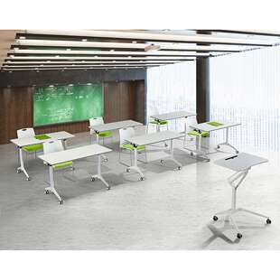 辅导班图书室桌椅辅导折叠自由组合桌椅实验桌条桌会议桌长条桌