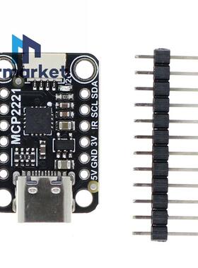 MCP2221A USB 转 GPIO ADC I2C 兼容 -STEMMA QT/Qwiic