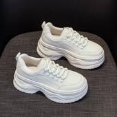 爆款 Changer 真皮松糕厚底小白鞋 百搭显瘦老爹鞋 柔软仙女