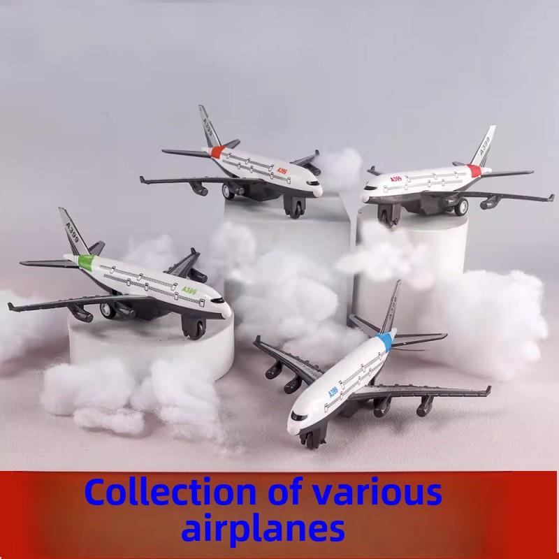 网红烘焙蛋糕装饰塑料飞机模型摆件男孩女孩生日甜品插件装扮配件