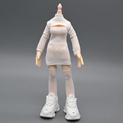 12分ob11妖精体娃衣D男D女D妹长款紧身毛衣bjd娃娃素体AZ衣服裙子