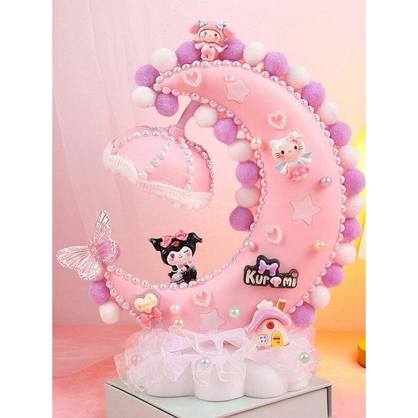 儿童女孩手工diy云间新月usb充电小夜灯材料包创意女童玩具礼物,家装灯饰光源,小夜灯,淘宝优惠券,粉丝福利购,淘宝优惠卷