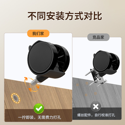 主机托架台式电脑增高架散热托盘轮滑移动底座机箱置物架木板支架