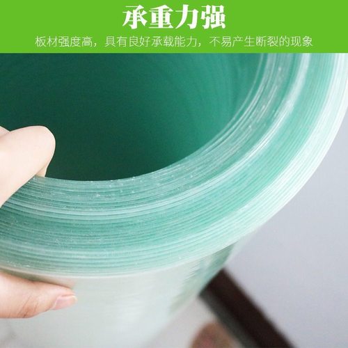 半透明PC采光板玻璃纤维雨棚板屋顶阳台天井防雨板遮阳防晒瓦板