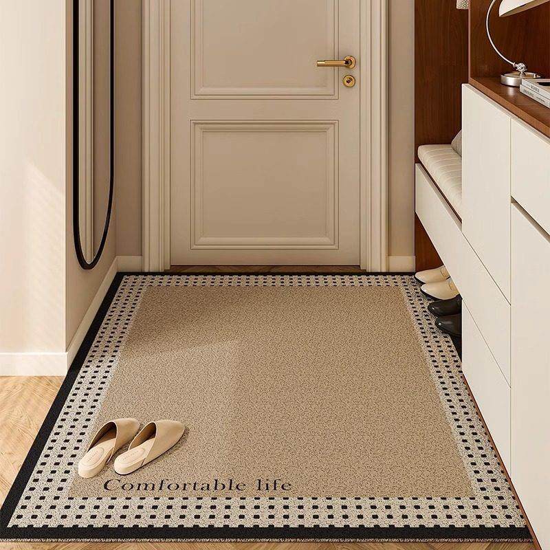 2024新款入户门丝圈地垫防滑可裁剪除尘玄关门垫子进门大门口地毯,居家布艺,入户地垫,淘宝优惠券,粉丝福利购,淘宝优惠卷