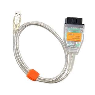 For 汽車掃描儀故障診斷儀檢測線HDS HONDA OBD2 Cable J2534 USB