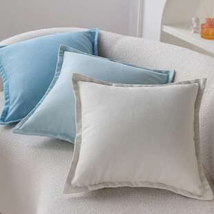 蓝色系北欧抱枕ins风简约沙发抱枕客厅高级感靠枕套酒店软装装饰