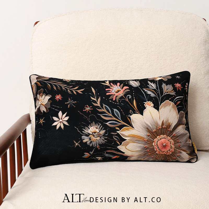 高端抱枕沙发客厅轻奢高级感靠垫2025新款长方形床头靠枕套不含芯