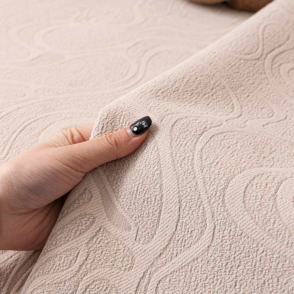 轻奢沙发垫2026新款四季通用高端雪尼尔提花现代简约沙发套盖背巾