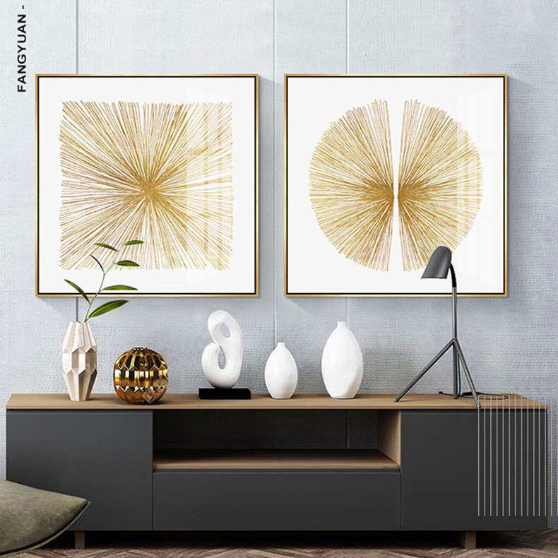 现代简约餐厅装饰画轻奢高级感饭厅挂画客厅沙发背景墙卧室床头画