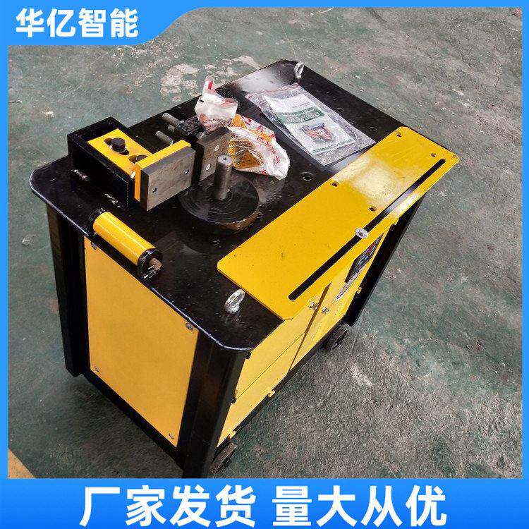 工地GW40圆钢镙纹钢全自动弯箍机线材折弯机小型数控钢筋弯曲机