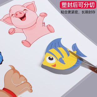 叶a4过塑膜热照片塑封膜相片纸膜护保护膜塑封纸封胶塑标本透明6