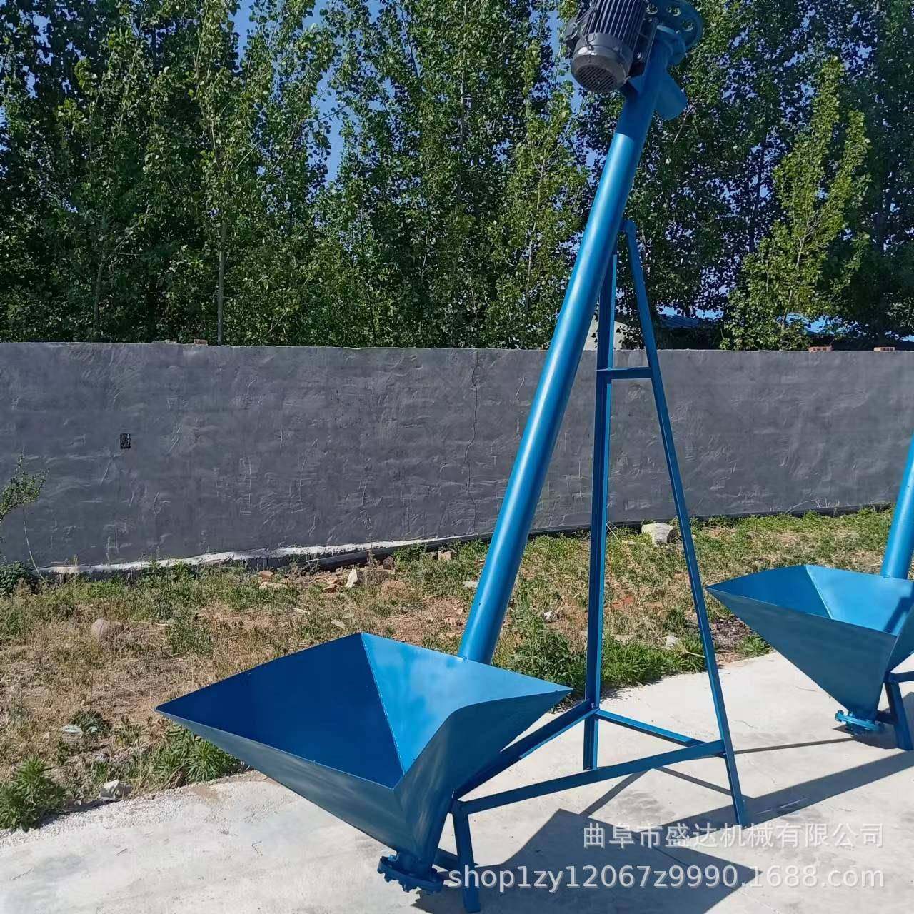 垂直上料多用途螺旋提升机倾斜运输大蛟龙果酱花生酱蛟龙现货