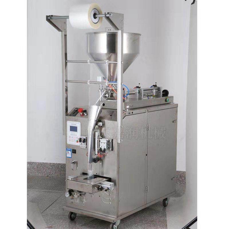 蜂蜜膏体全自动包装机 凉皮辣椒油包装机 三边封酱料灌装机
