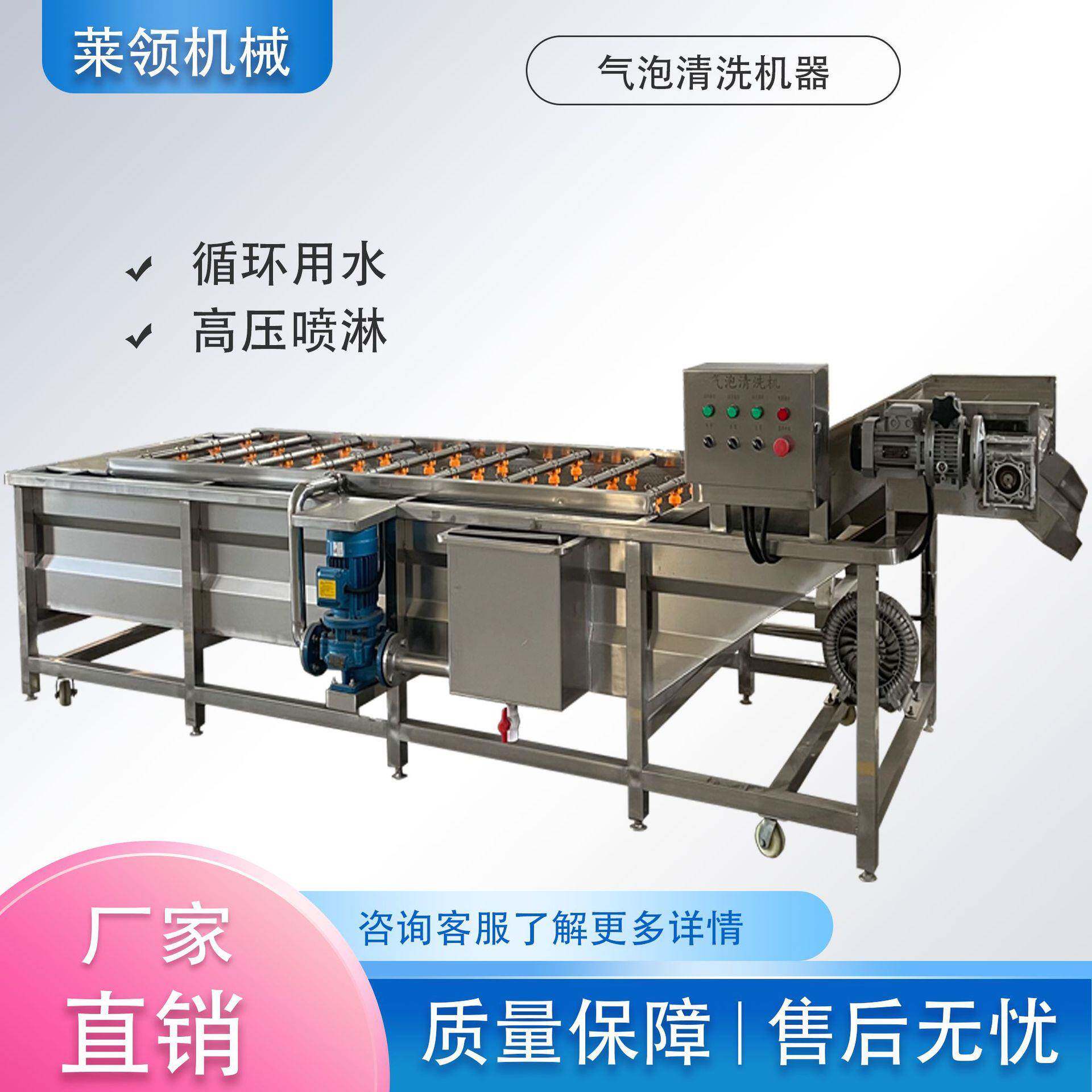 裙带菜气泡清洗机 净菜深处理清洗设备 全自动东北木耳气泡清洗机
