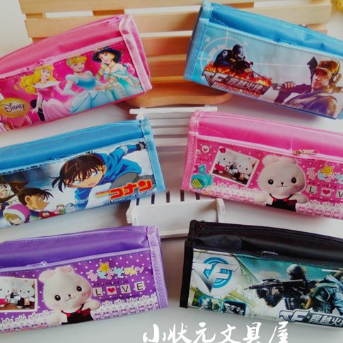 满包邮 可爱卡通笔袋 多功能文具袋 创意大容量铅笔袋 文具盒