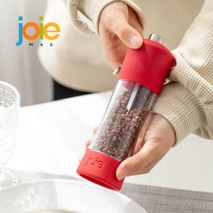厨房手动I现磨加拿大胡椒研磨器罐花椒手JO家用拧E黑胡椒粒调料瓶
