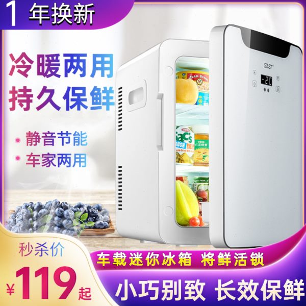 车载迷你小冰箱小型家用母乳化妆胰岛素冷藏盒宿舍办公单人冷冻柜