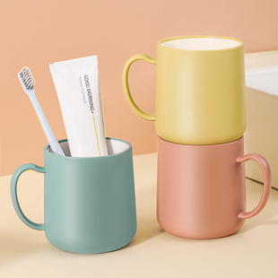 洗漱口杯牙刷情侣一对刷牙杯子牙缸牙具一家三口四口家用学生宿舍