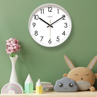 钟表静音挂钟挂表客厅时尚 易普拉6026经典 家用时钟挂墙静音石英钟