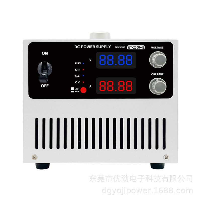 2000W可调大功率直流稳压电源220V转12V24V48V300V电解高压电源