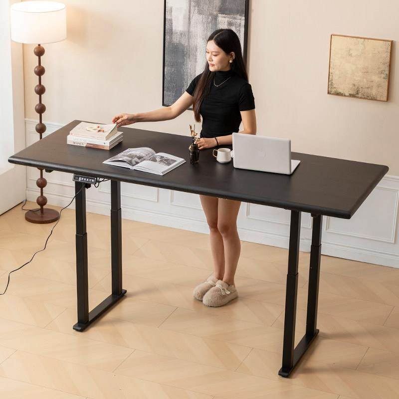 实木电动升降桌电脑桌电竞桌家用书桌学习办公桌智能可升降工作台,住宅家具,电动升降桌,淘宝优惠券,粉丝福利购,淘宝优惠卷