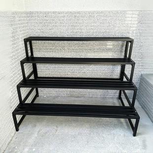 花架户外庭院花架铁艺置物花架阳台室外盆栽置物架多层落地花架子